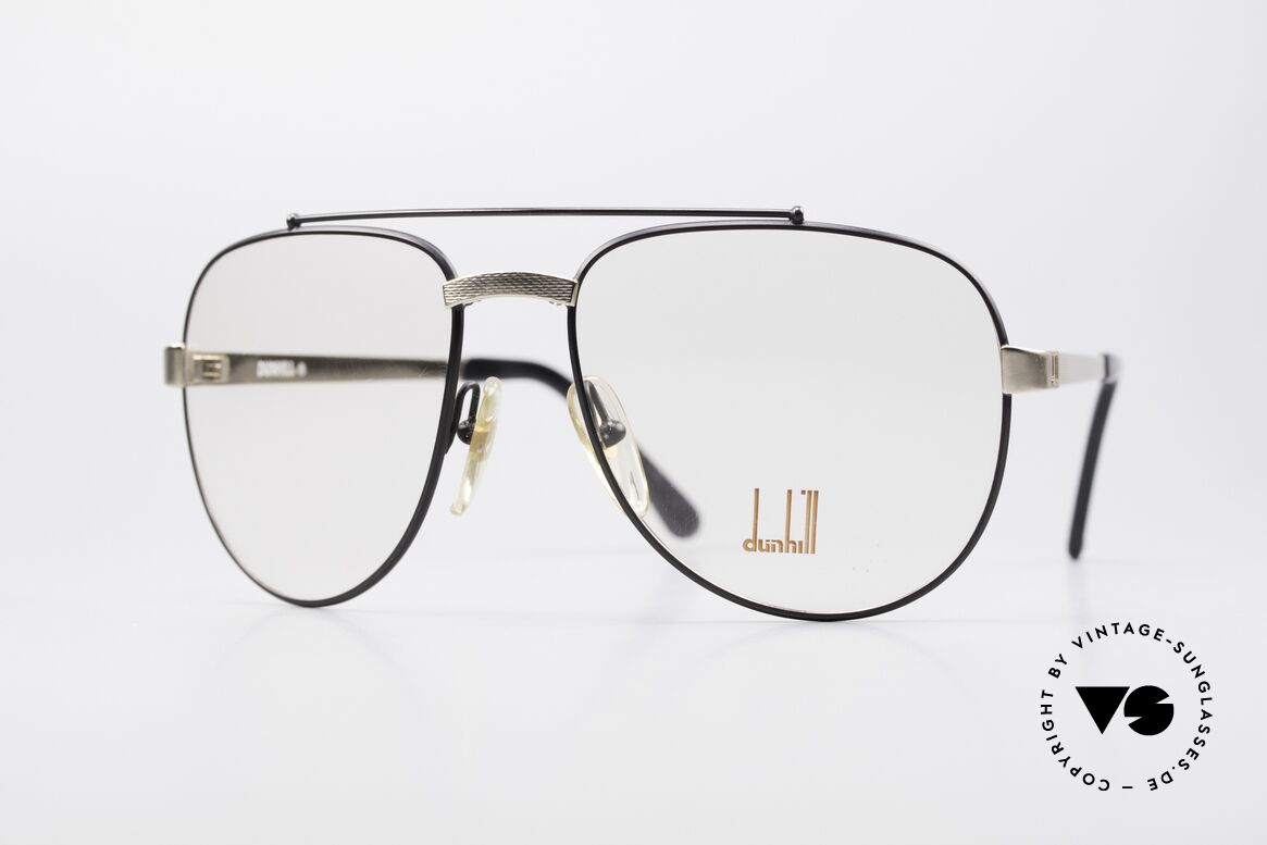 Dunhill 6029 Comfort Fit Luxus Brille 80er, stilvolle Dunhill vintage Brillenfassung von 1985, Passend für Herren