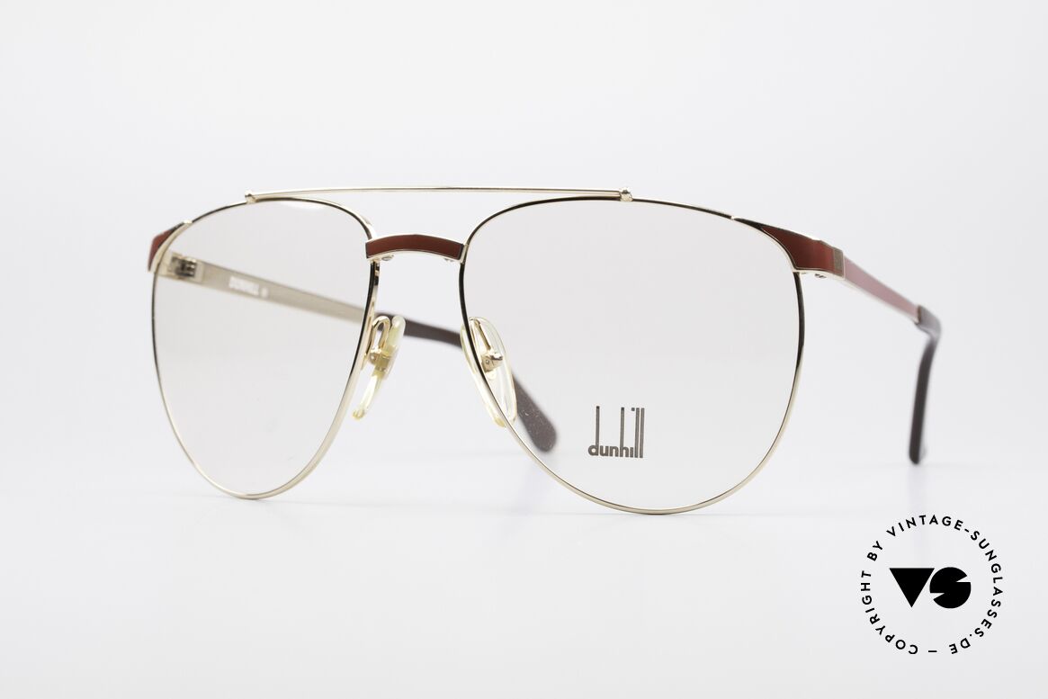 Dunhill 6034 Chinalack Luxus Brille 80er, stilvolle Dunhill vintage Brillenfassung von 1986, Passend für Herren