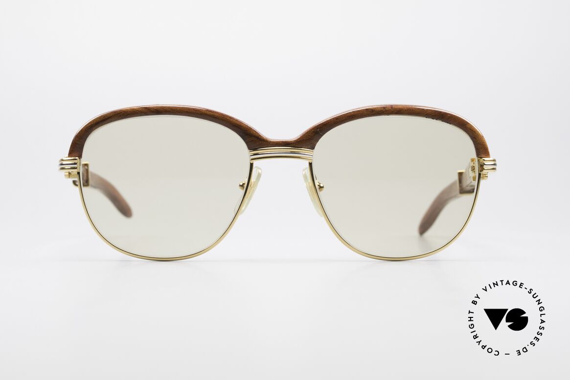 Cartier Malmaison Floyd Mayweather Brille, außergewöhnliche CARTIER vintage Luxus-Brille, Passend für Herren und Damen