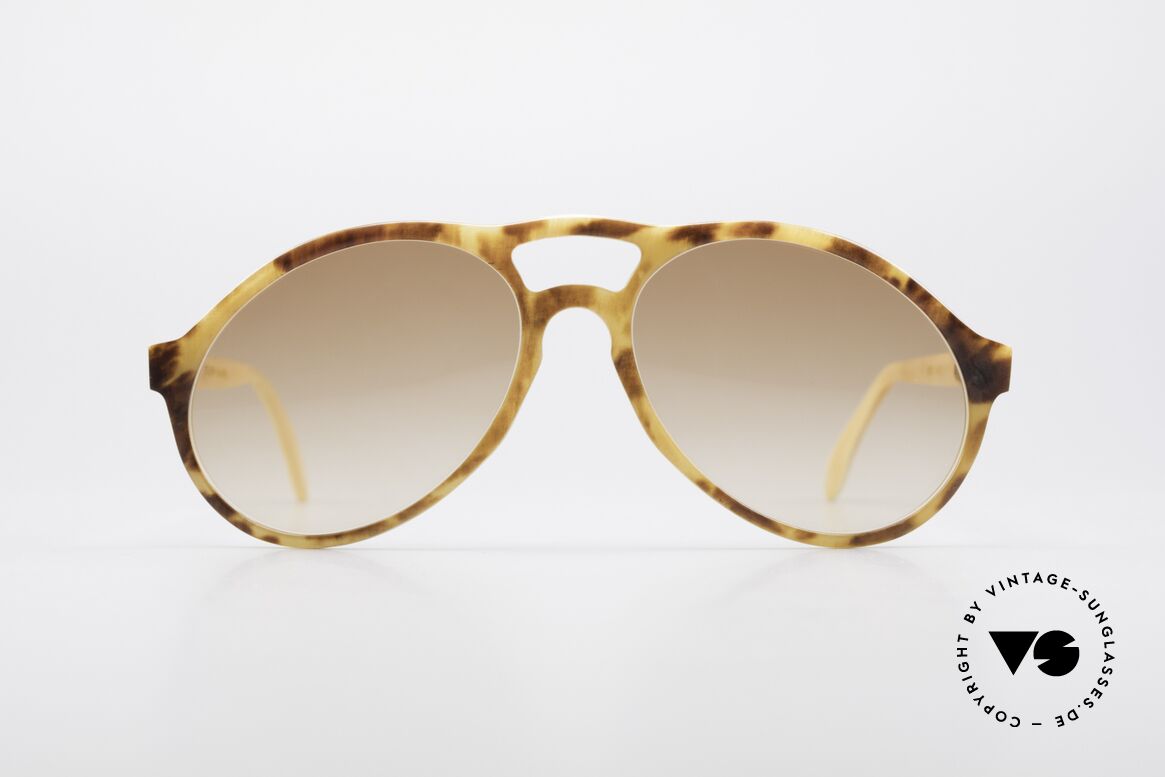 Bugatti 55003 Echt Büffelhorn Sonnenbrille, extrem seltenes Designerstück aus echtem Büffelhorn, Passend für Herren