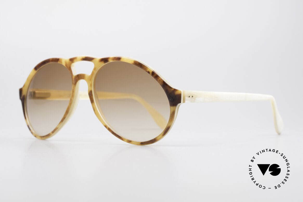 Bugatti 55003 Echt Büffelhorn Sonnenbrille, echte Rarität (in Handarbeit gefertigt); Sammlerstück!, Passend für Herren