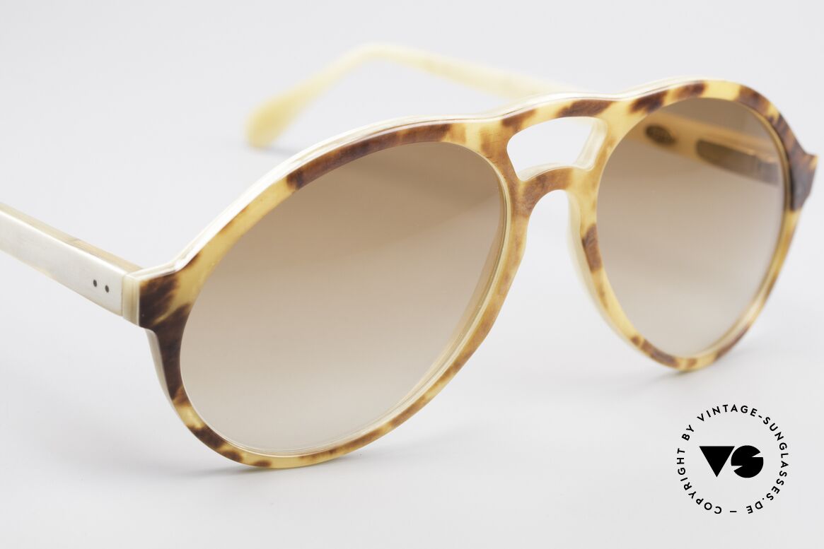 Bugatti 55003 Echt Büffelhorn Sonnenbrille, ein ungetragenes Original der späten 70er / frühen 80er, Passend für Herren