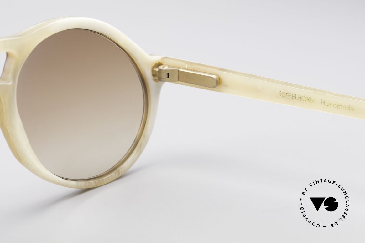 Bugatti 55003 Echt Büffelhorn Sonnenbrille, Größe: medium, Passend für Herren