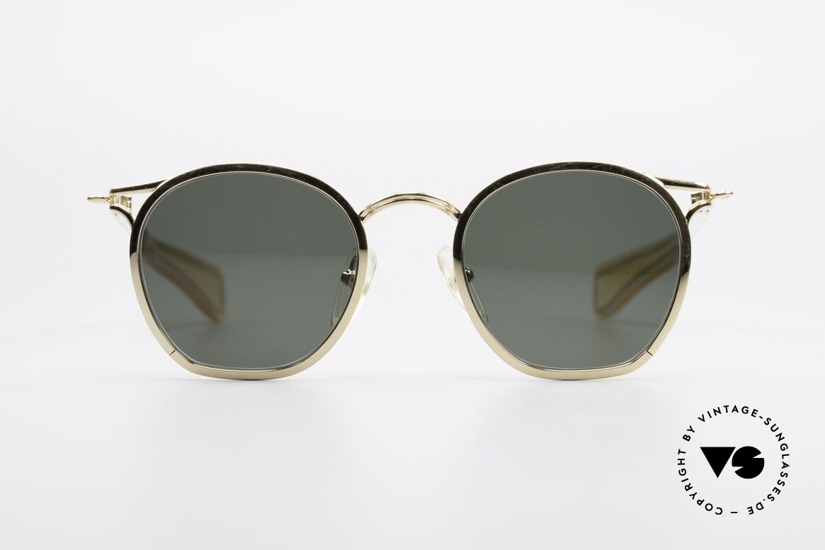 Jean Paul Gaultier 56-0175 Designer Panto Sonnenbrille, extrem markante Jean P. Gaultier vintage Sonnenbrille, Passend für Herren und Damen
