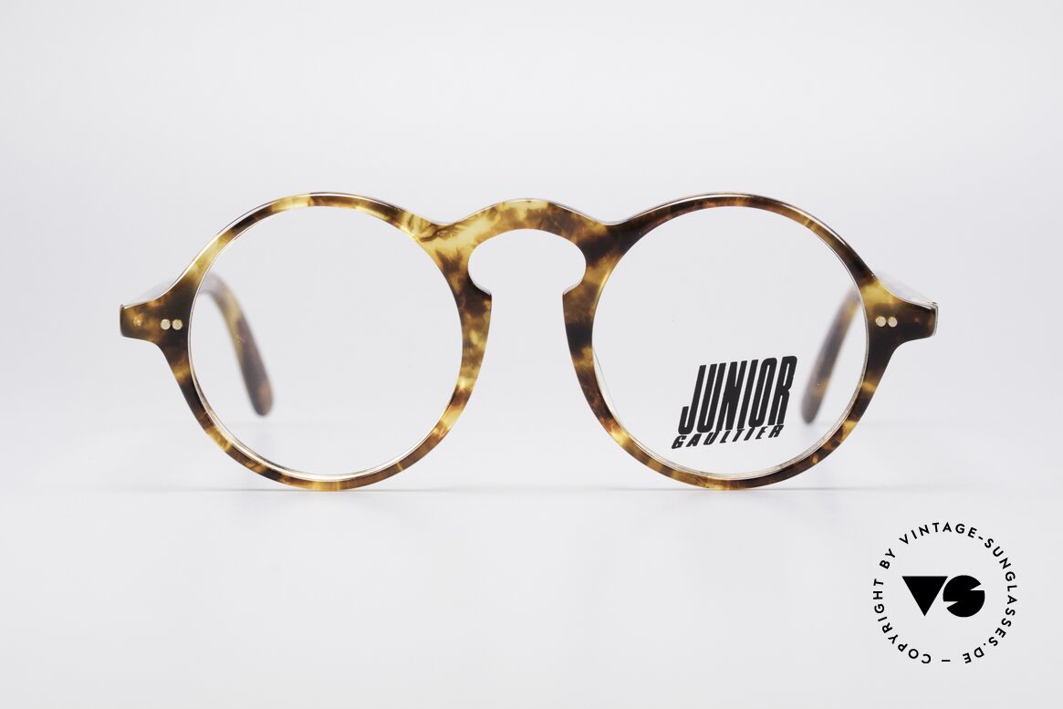 Jean Paul Gaultier 57-0072 Runde Vintage Designer Brille, zeitlose, runde Jean P. Gaultier Designer-Fassung, Passend für Herren und Damen