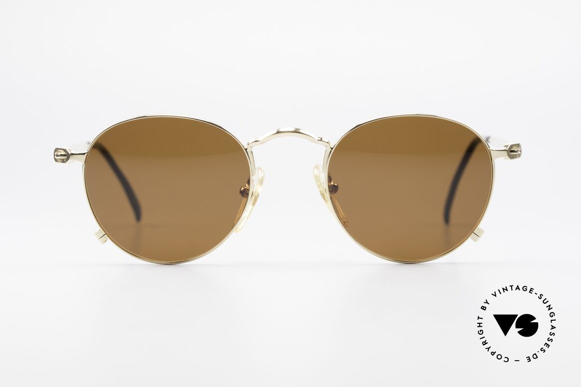 Jean Paul Gaultier 55-0176 PantoSonnenbrille Vergoldet, edle 90er DesignerSonnenbrille von Jean Paul Gaultier, Passend für Herren und Damen