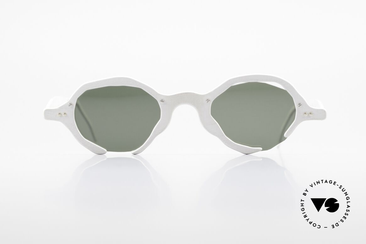 Theo Belgium Eye-Witness AD6 90er Avantgarde Sonnenbrille, Theo Belgium: die eigenwilligste Brillenmarke, weltweit, Passend für Herren und Damen