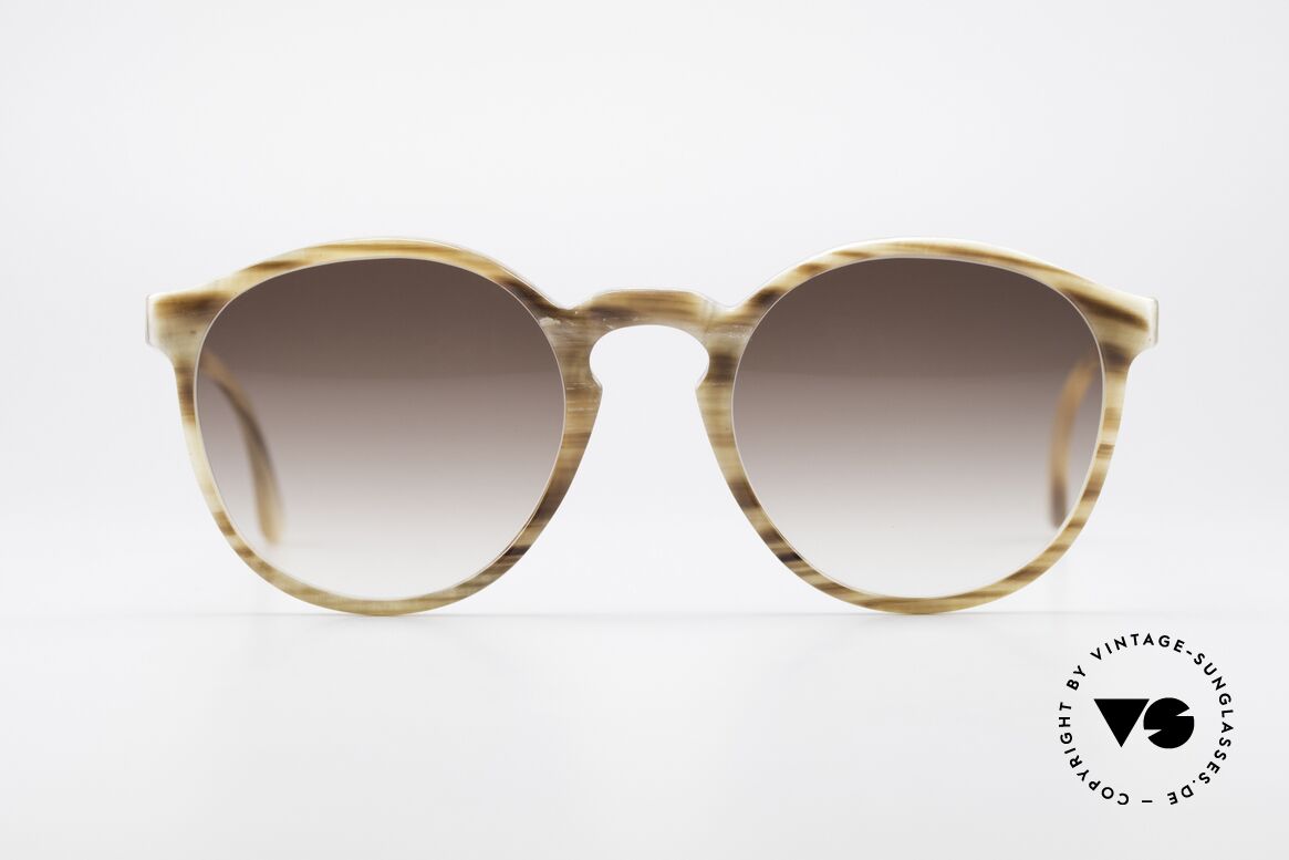 Hartmanns H42 Horn Stil Johnny Depp Sonnenbrille, kostbare VINTAGE Sonnenbrille im 'Johnny Depp Stil', Passend für Herren