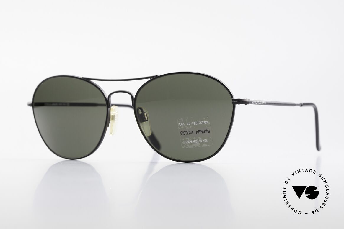 Giorgio Armani 646 Aviator Designer Sonnenbrille, Herren-Sonnenbrille vom Modedesigner G.Armani, Passend für Herren