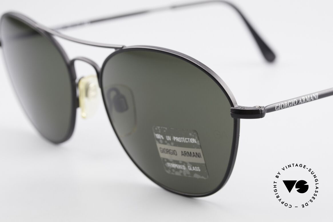 Giorgio Armani 646 Aviator Designer Sonnenbrille, dezenter, zeitloser Stil; passt gut zu jedem Look!, Passend für Herren