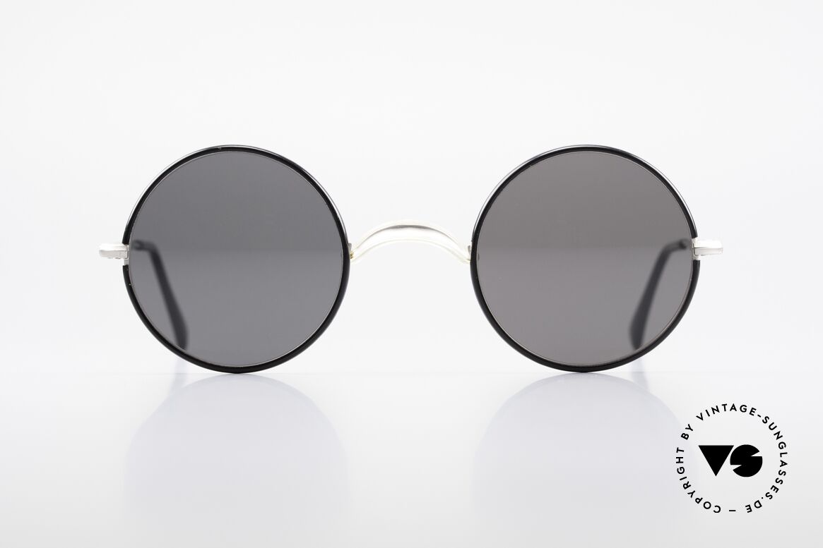 Giorgio Armani 111 Runde Vintage Sonnenbrille, vintage Brille vom Modedesigner Giorgio ARMANI, Passend für Herren und Damen