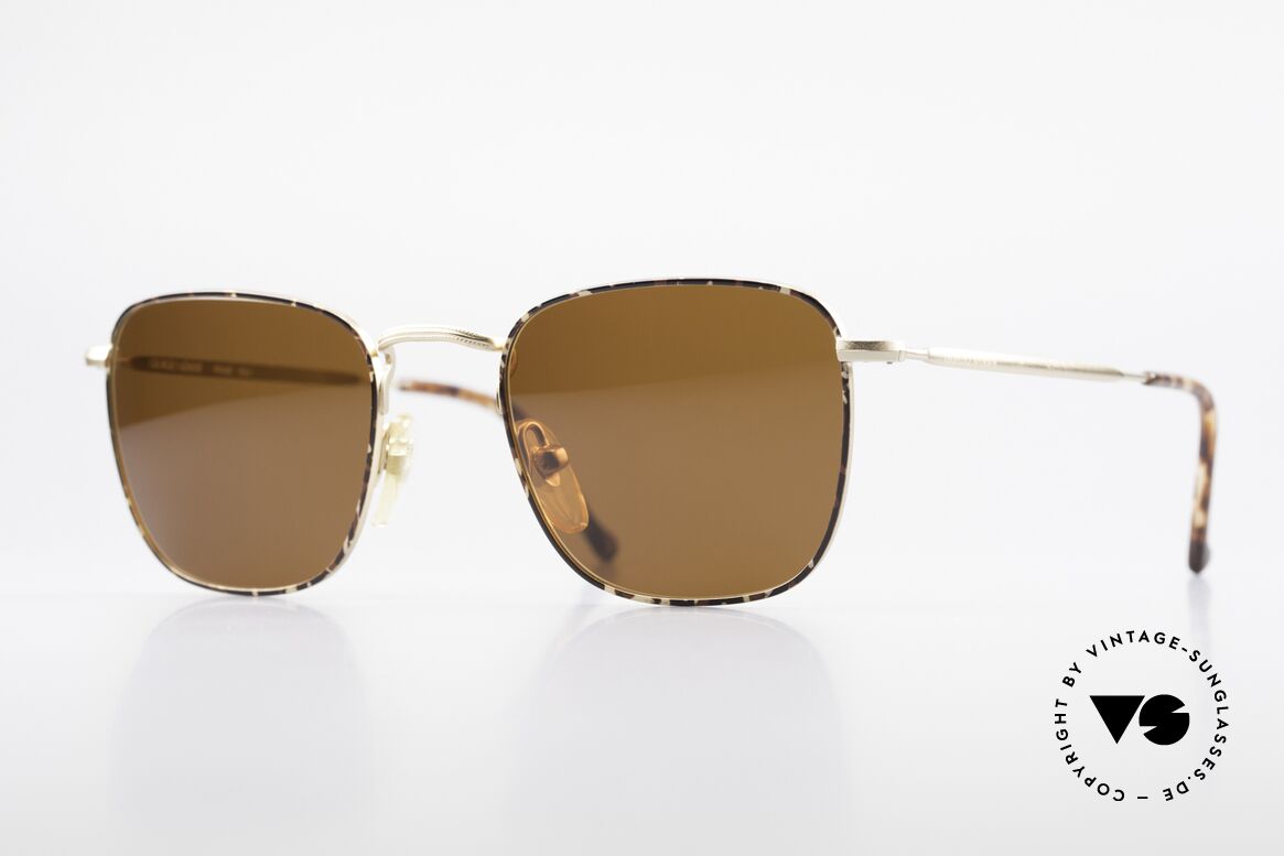 Giorgio Armani 137 Eckige Panto Vintage Brille, zeitlose 80er/90er J. Giorgio Armani DesignerBrille, Passend für Herren
