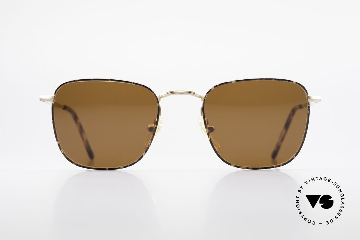 Giorgio Armani 137 Eckige Panto Vintage Brille, eckige Panto-Form; ein absoluter Brillen-Klassiker!, Passend für Herren
