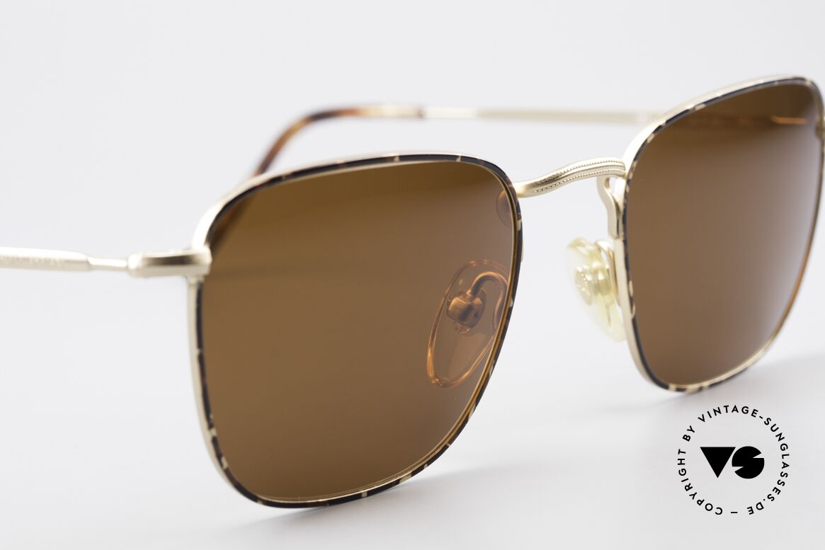 Giorgio Armani 137 Eckige Panto Vintage Brille, ungetragen (wie all unsere G.Armani Sonnenbrillen), Passend für Herren