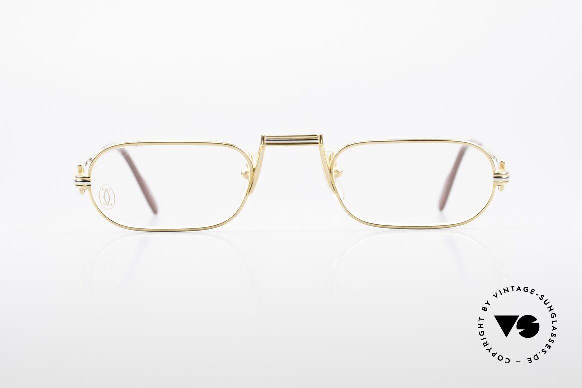 Cartier Demi Lune LC 80er Luxus Lesebrille Vintage, Demi Lune = die berühmte Luxus-Lesebrille von Cartier, Passend für Herren und Damen