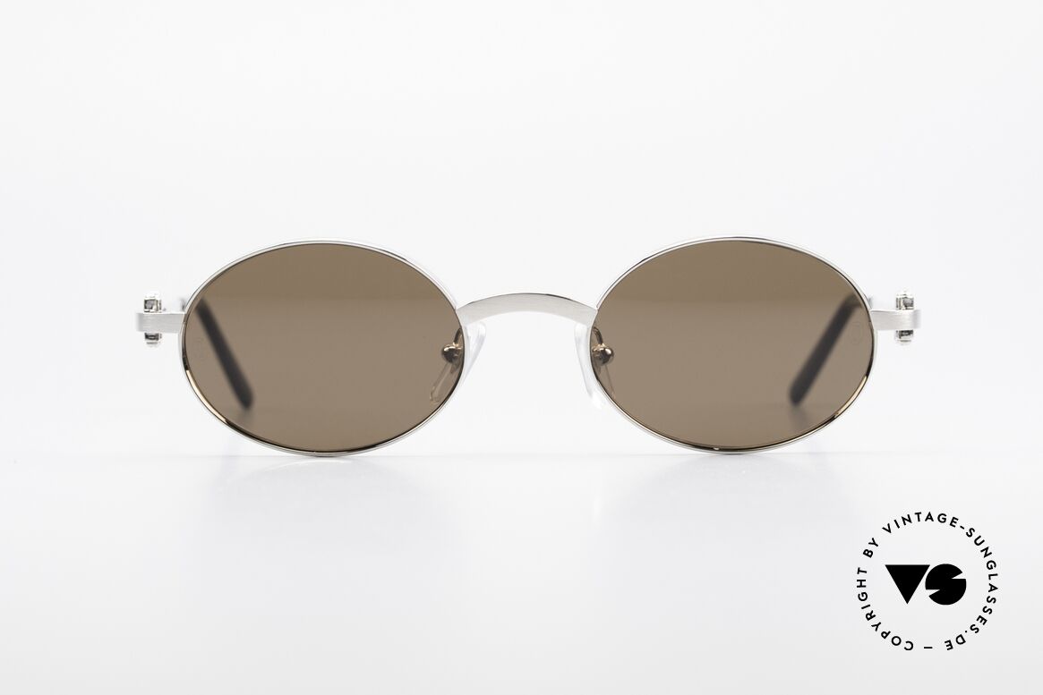 Cartier Spider Ovale Luxus Sonnenbrille 90er, ovale Cartier Luxus vintage Sonnenbrille von 1999, Passend für Herren und Damen