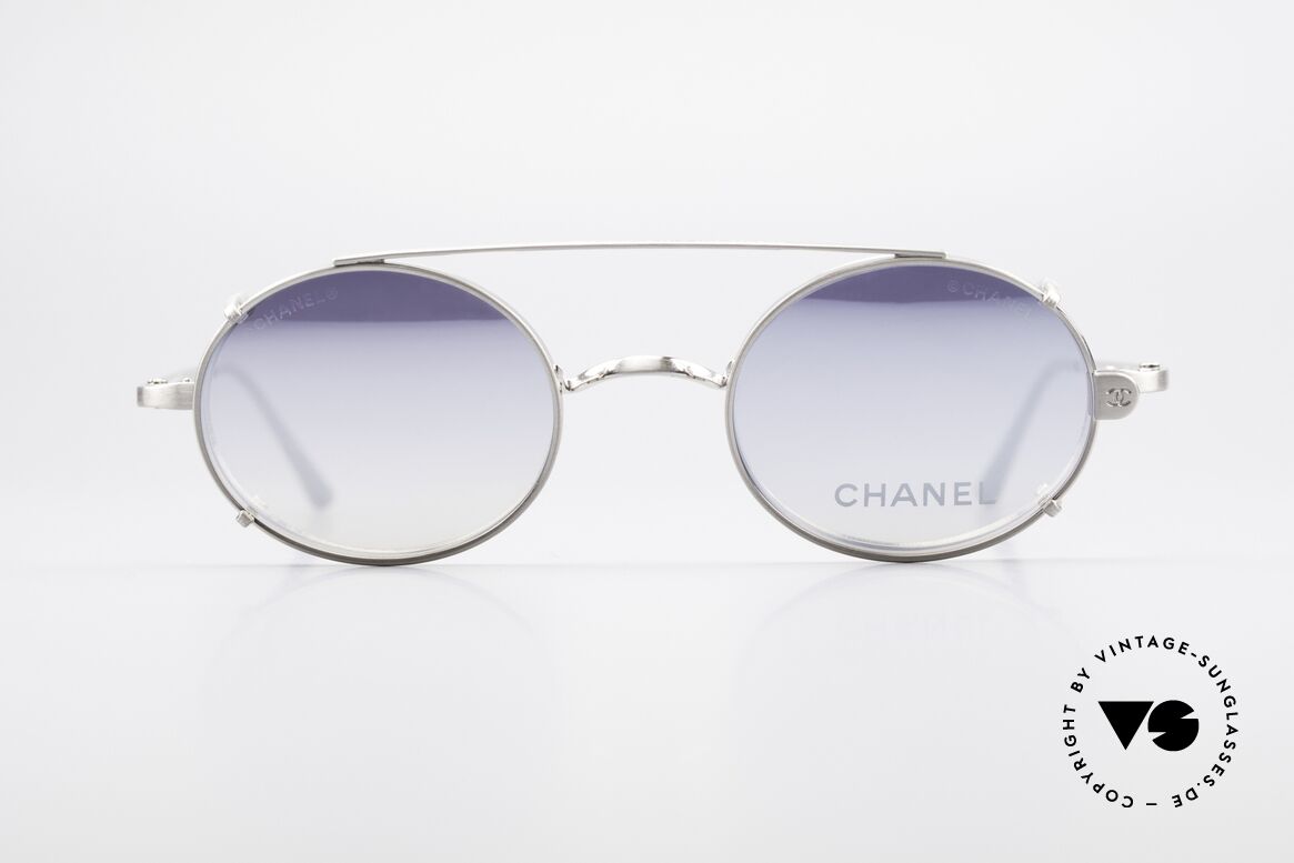 Chanel 2037 Ovale Luxus Brille Sonnenclip, CHANEL Brille 2037, Größe 42-20, 135 in Farbe c164, Passend für Herren und Damen