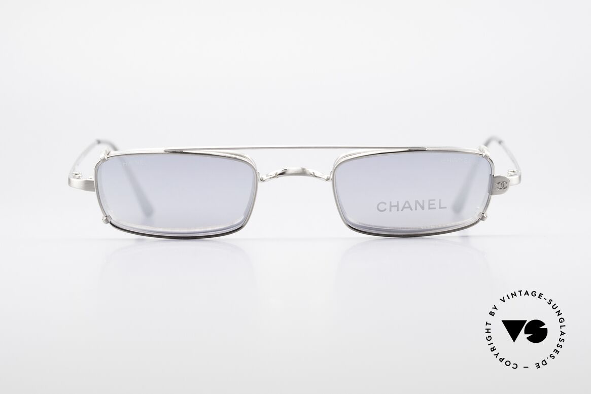 Chanel 2038 Eckige Luxus Brille Sonnenclip, CHANEL Brille 2038, Größe 43-21, 135 in Farbe c164, Passend für Herren und Damen