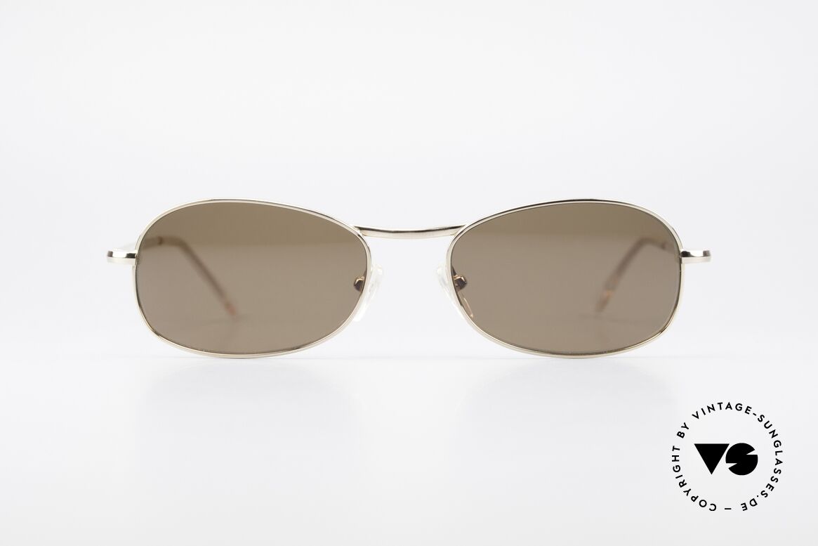 Helmut Lang SHL53A Minimalistische Titan Brille, HELMUT LANG vintage Designer Titanium Sonnenbrille, Passend für Herren