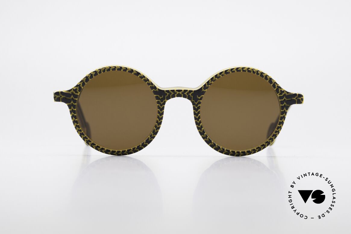L.A. Eyeworks CHINO 751 Vintage Sonnenbrille Panto, L.A. Eyeworks: Kleinstserien aparter Brillen-Modelle, Passend für Herren und Damen