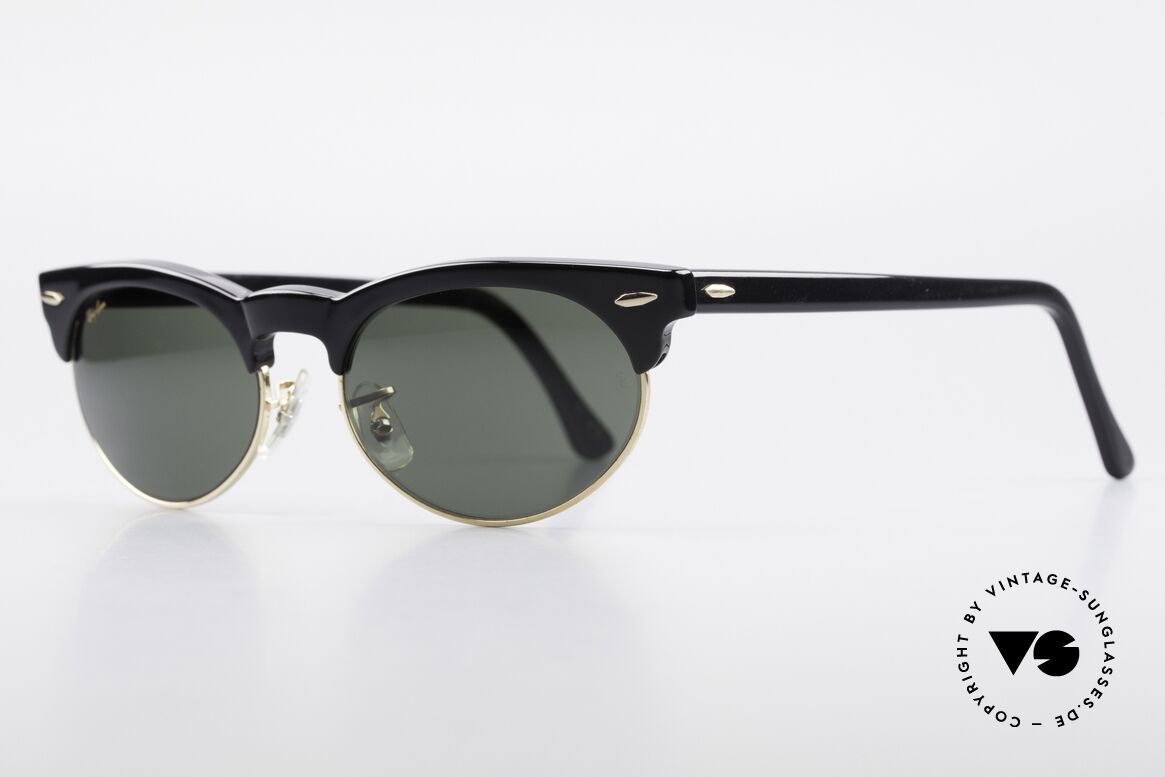 Ray Ban Oval Max 80er Bausch & Lomb Brille B&L, Bausch&Lomb G15 Qualitätsgläser; 100% UV Schutz, Passend für Herren und Damen