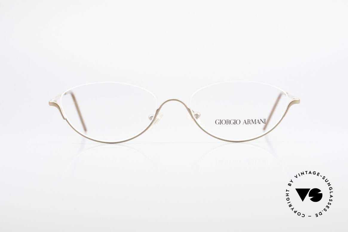 Giorgio Armani 1080 Alte 90er Designer Lesebrille, vintage 90er Giorgio Armani Lesebrillengestell, Passend für Herren und Damen