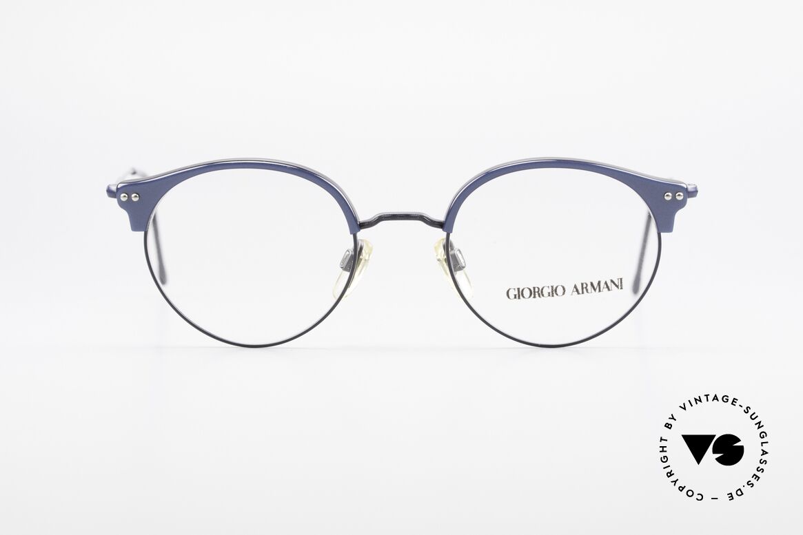 Giorgio Armani 377 Echt 90er Panto Brillengestell, zeitlose 90er J. Giorgio Armani Designer-Fassung, Passend für Herren und Damen