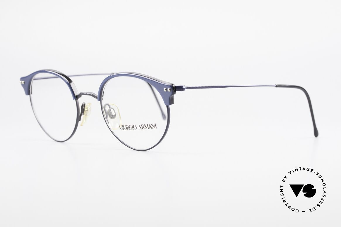Giorgio Armani 377 Echt 90er Panto Brillengestell, großartige Kombination aus Eleganz & Top-Qualität, Passend für Herren und Damen