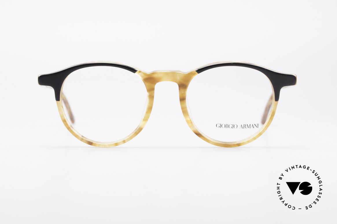 Giorgio Armani 301 Johnny Depp Stil Panto Brille, zeitlose GIORGIO Armani Designer-Brillenfassung, Passend für Herren