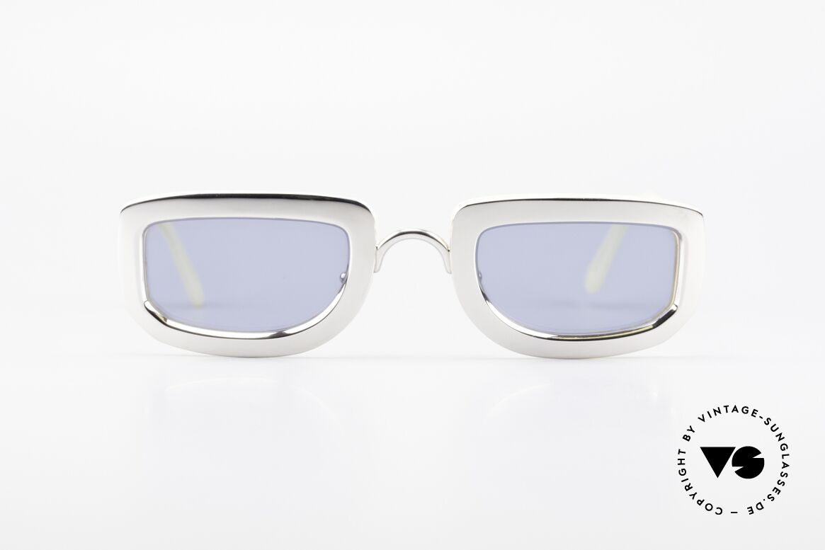 Christian Dior 2972 Designerbrille Silber Perlmutt, sehr massive vintage Sonnenbrille von ca. 1995/96, Passend für Damen