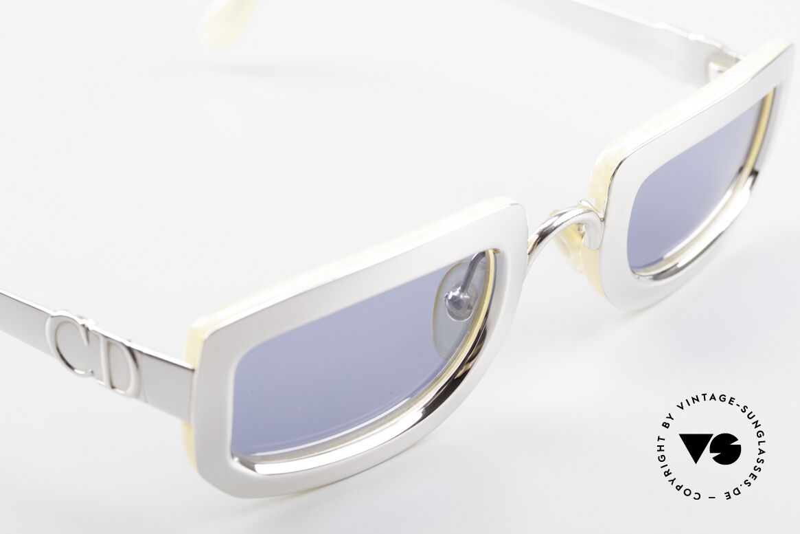 Christian Dior 2972 Designerbrille Silber Perlmutt, KEINE Retrosonnenbrille; eine alte vintage Rarität!, Passend für Damen