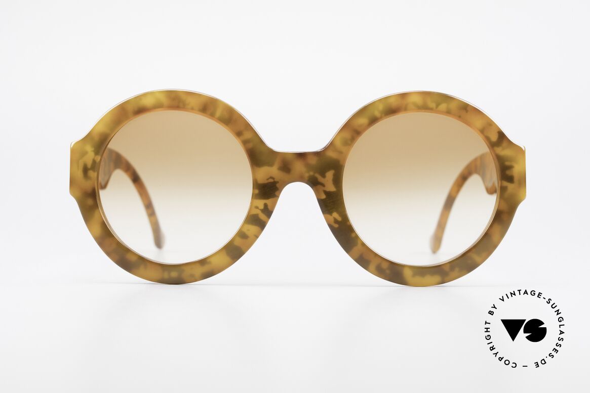 Christian Dior 2567 Runde 90er Sonnenbrille XXL, großartige Ch. Dior vintage Sonnenbrille von 1990, Passend für Damen