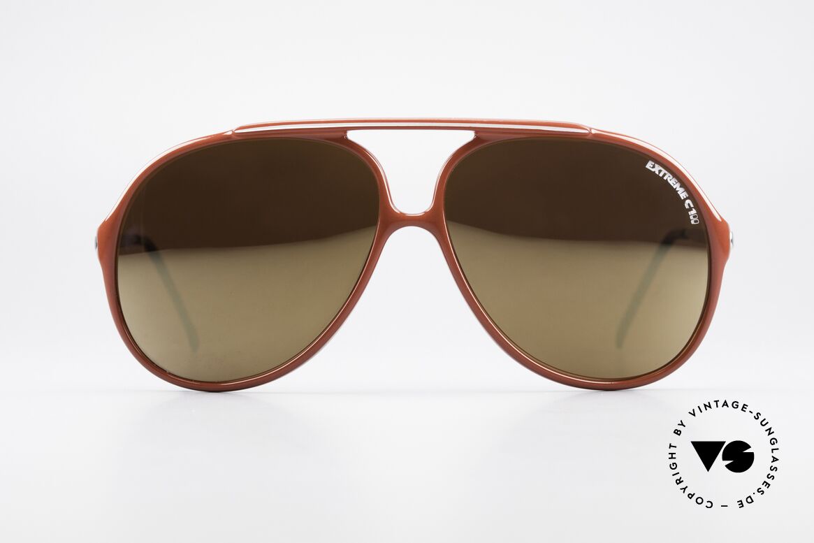 Carrera 5587 XXL Vintage 80er Sonnenbrille, XXL Carrera Sonnenbrille in legendärer Pilotenform, Passend für Herren