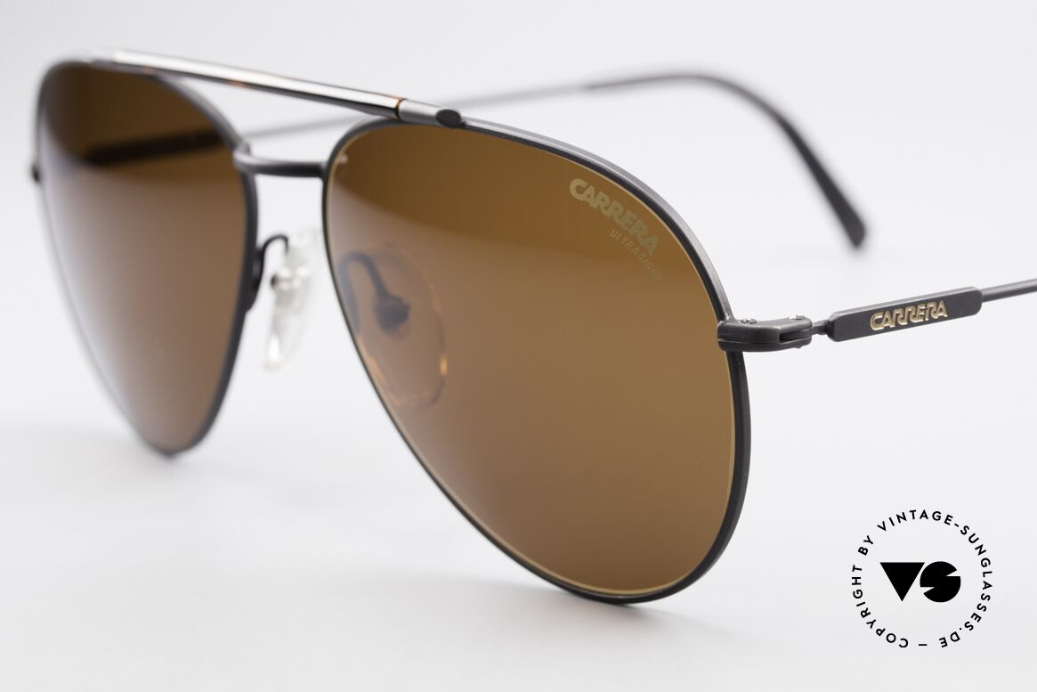 Carrera 5349 Vintage Aviator Sonnenbrille, Gläser, Gestell und Fertigung sind einfach stimmig, Passend für Herren