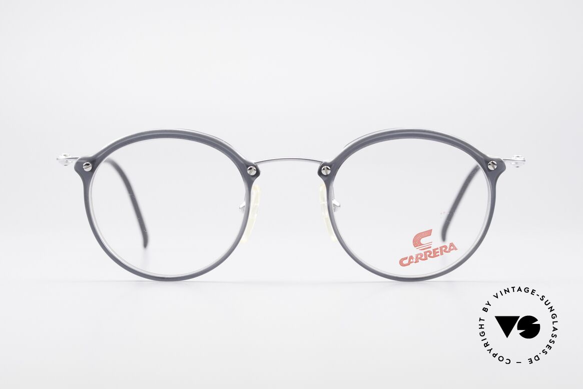Carrera 4942 Runde Panto Vintage Brille, runde Carrera Panto Brillenfassung aus den 90ern, Passend für Herren und Damen