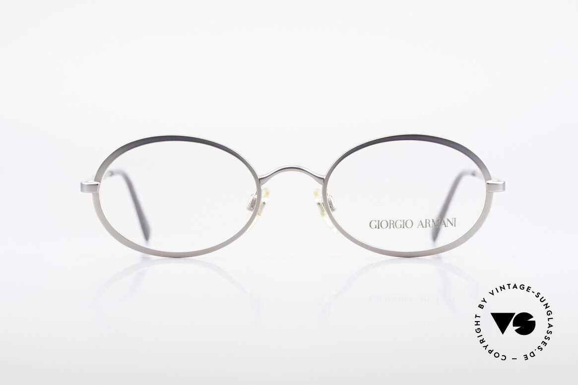 Giorgio Armani 277 90er Vintage Brille Oval, ovale vintage Brillenfassung vom GIORGIO ARMANI, Passend für Herren und Damen
