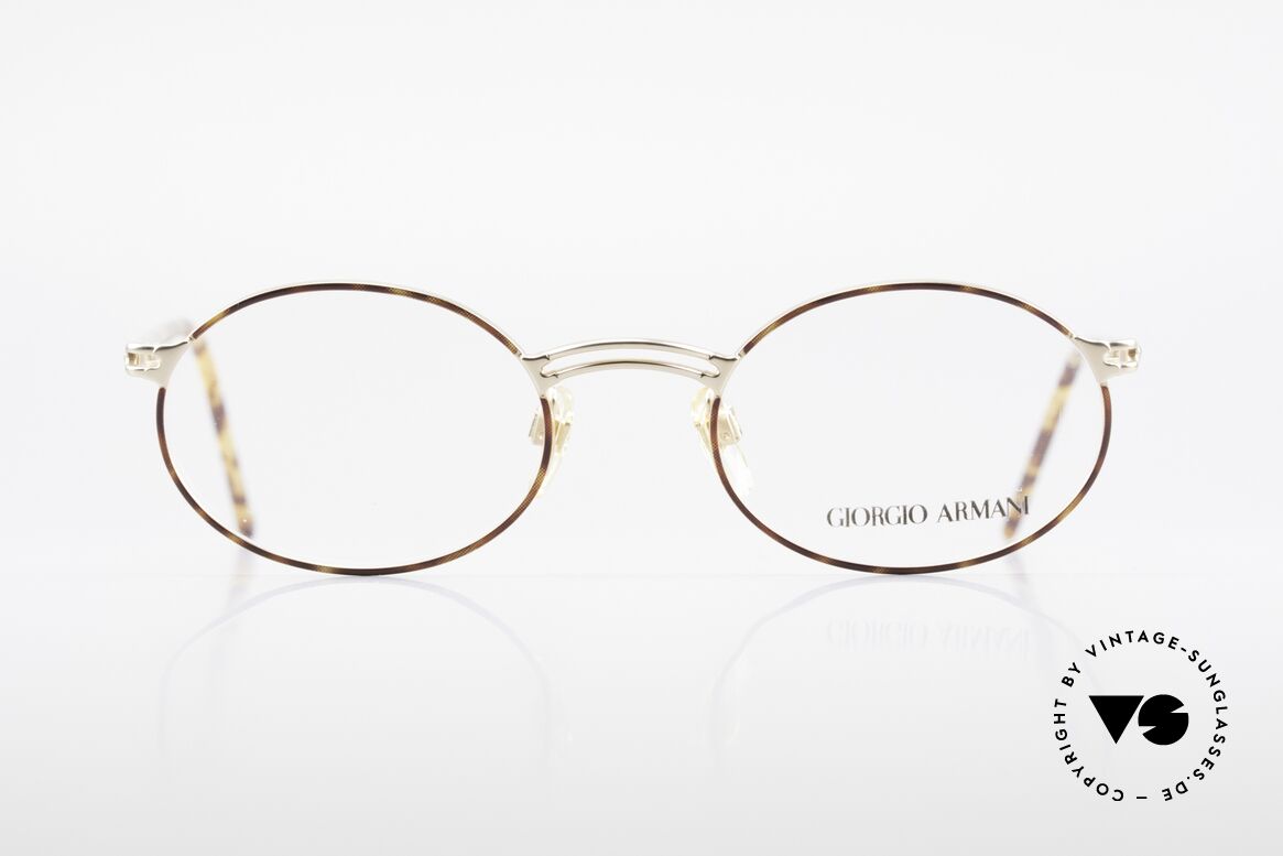 Giorgio Armani 194 Vintage Fassung No Retro Oval, vintage Designer-Brillenfassung v. Giorgio Armani, Passend für Herren und Damen