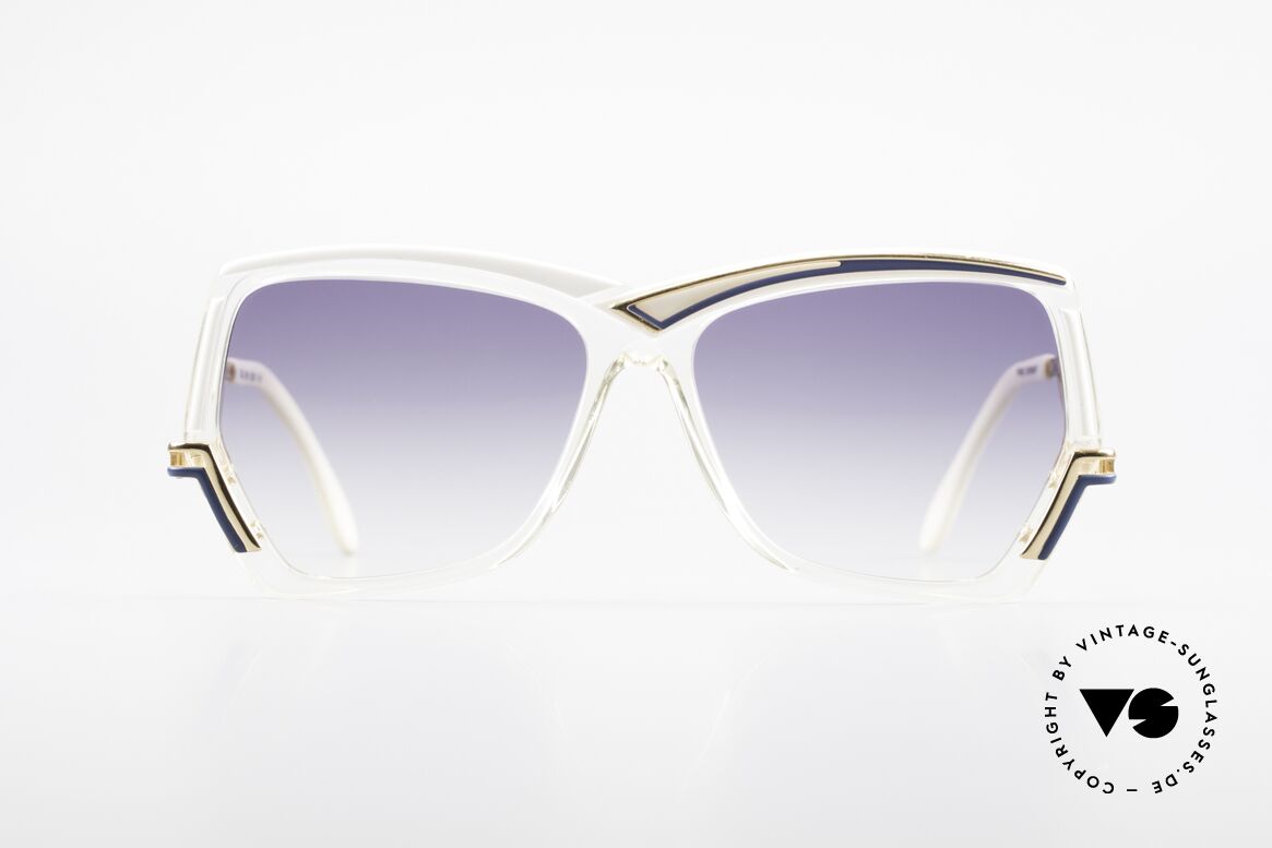 Cazal 178 Extravagante Sonnenbrille, reizendes Cazal Design der 80er Jahre (ca. 1989), Passend für Damen