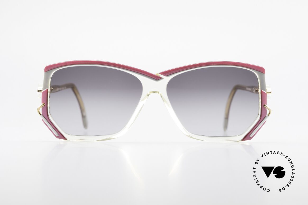 Cazal 197 80er Vintage Sonnenbrille, vintage CAZAL Designer-Sonnenbrille von 1988/89, Passend für Damen