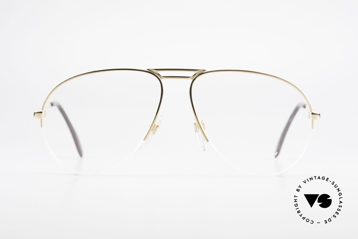 Cazal 726 West Germany Pilotenbrille, vintage Brille vom Designer CAri ZALloni, Passend für Herren