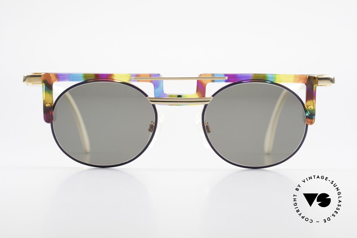 Cazal 745 Markante 90er Sonnenbrille, markante CAZAL vintage Sonnenbrille von 1990/91, Passend für Damen