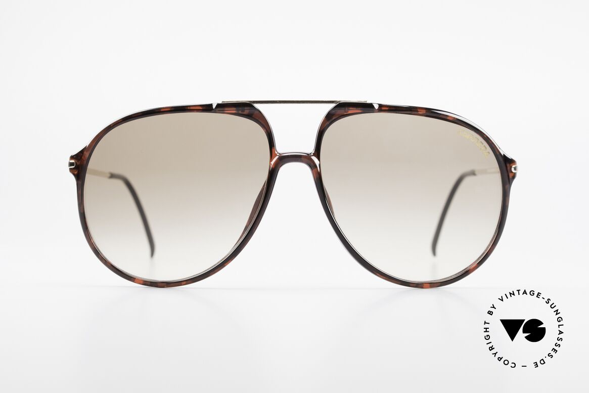 Carrera 5327 80er Piloten Brille Optyl, typisches 80er Jahre 'Aviator-Design' von CARRERA, Passend für Herren und Damen
