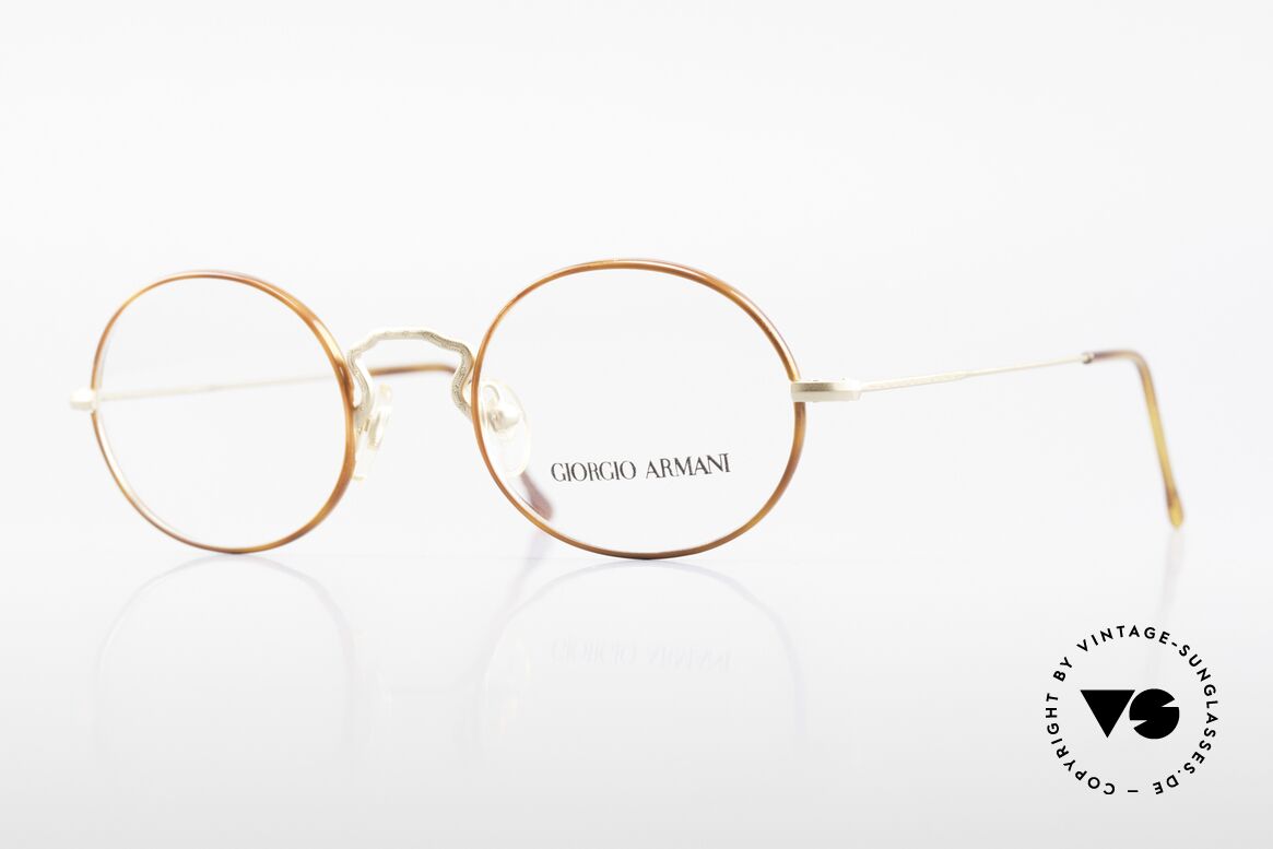 Giorgio Armani 247 Vintage Brille Oval No Retro, vintage Designer-Brillenfassung v. Giorgio Armani, Passend für Herren und Damen