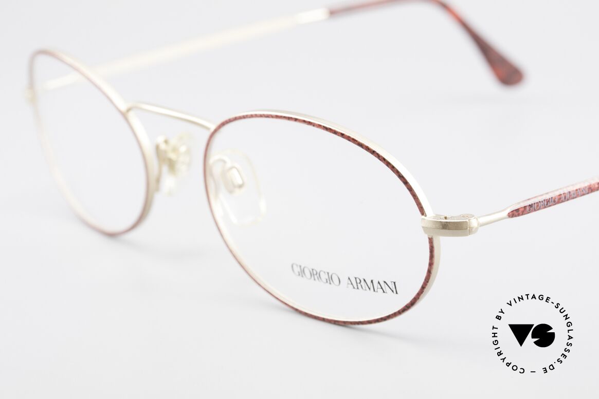 Giorgio Armani 125 Ovale 80er Vintage Fassung, ungetragen (wie alle unsere 80er GA Brillenklassiker), Passend für Damen