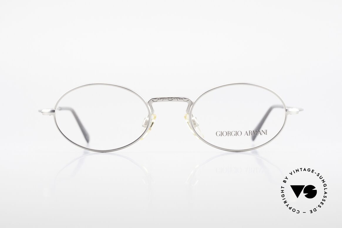 Giorgio Armani 242 Ergonomische Vintage Brille, vintage Brillenfassung vom Modedesigner G. Armani, Passend für Herren und Damen