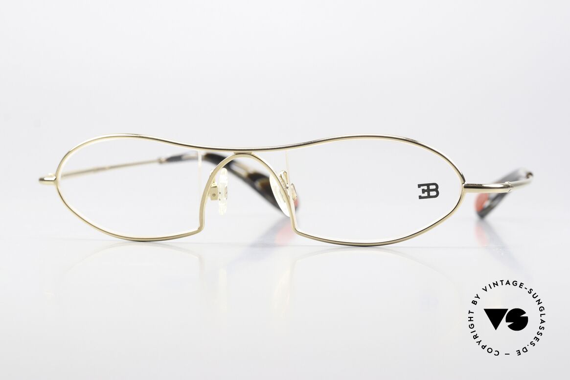 Bugatti 351 Odotype Herren Designer Brille Luxus, unverwechselbares Design der Odotype-Serie, Passend für Herren