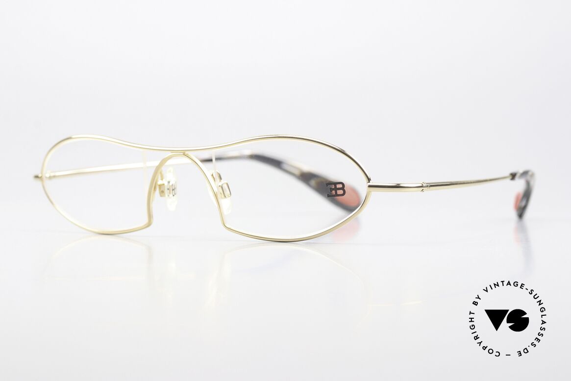 Bugatti 351 Odotype Herren Designer Brille Luxus, ergonomischer Rahmen mit Federscharnieren, Passend für Herren