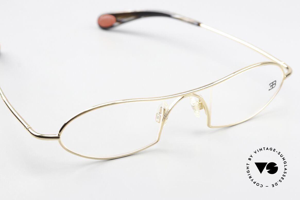 Bugatti 351 Odotype Herren Designer Brille Luxus, circa 20 Jahre altes Einzelstück; ungetragen!, Passend für Herren