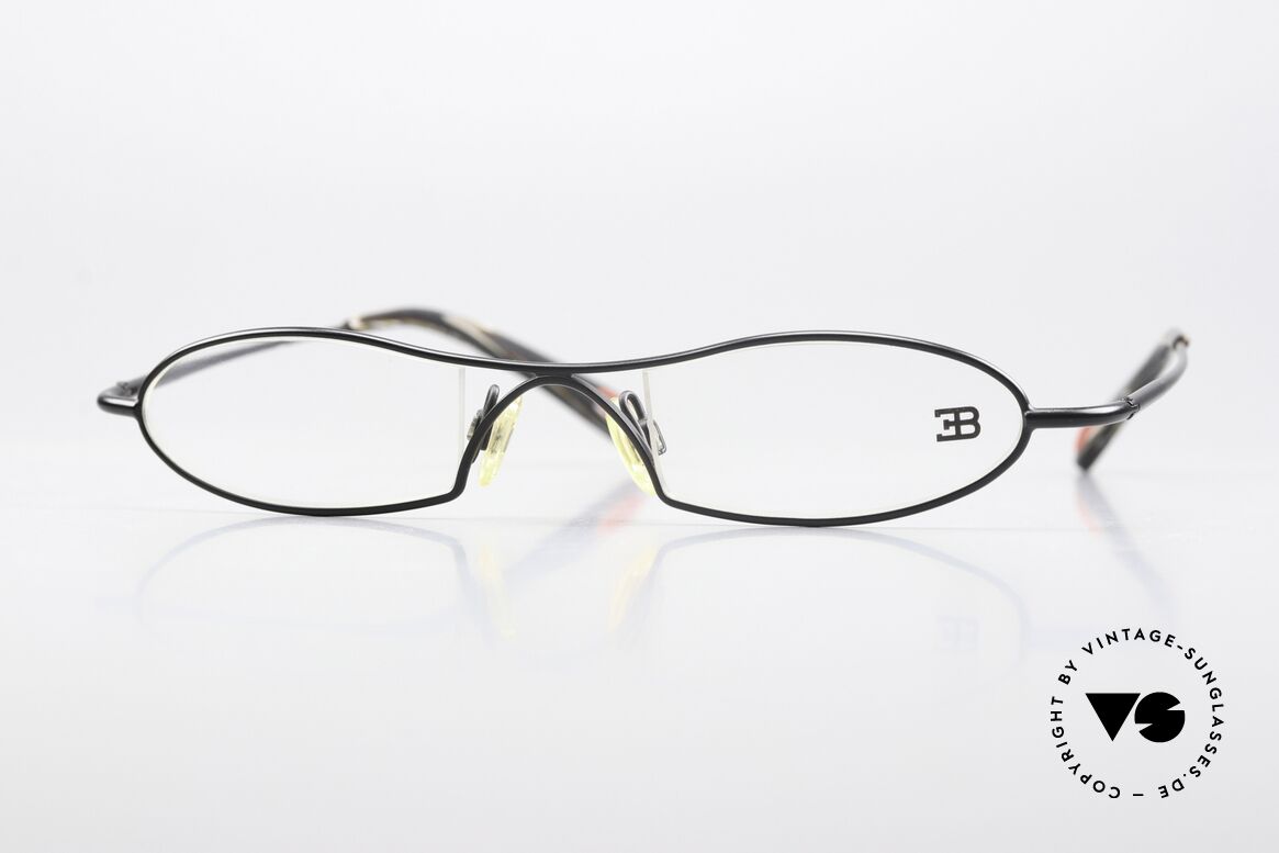 Bugatti 347 Odotype Kleine Herren Designer Brille, unverwechselbares Design der Odotype-Serie, Passend für Herren