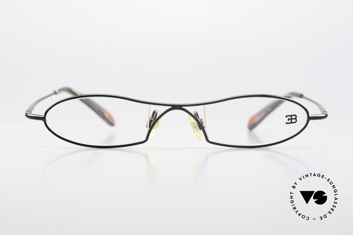 Bugatti 347 Odotype Kleine Herren Designer Brille, ORIGINAL high-tech Bugatti Brillenfasssung, Passend für Herren